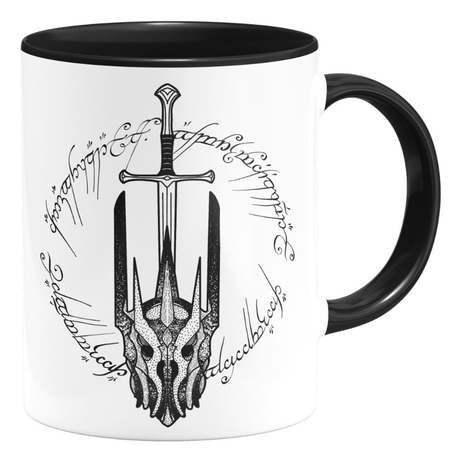 Taza Interior Color Sauron Señor De Los Anillos Rings 1 Taza Interior Color Sauron Señor De Los Anillos Rings