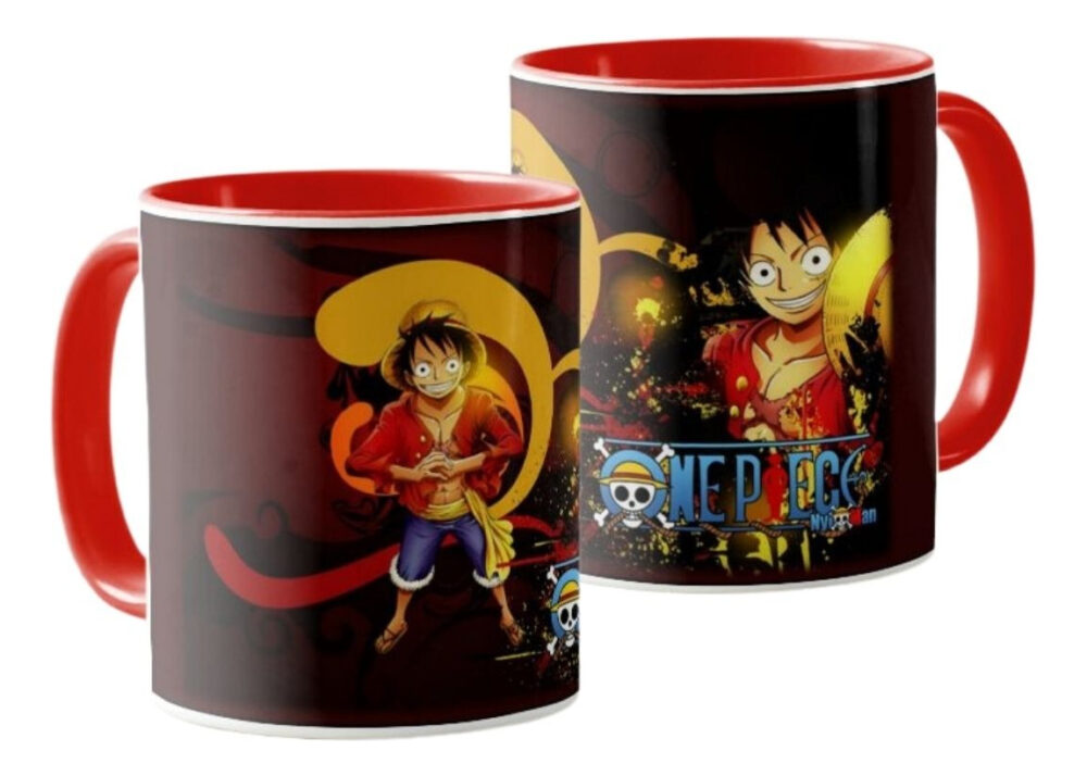 One Piece El Rey De Los Piratas Taza Ceramica Interior Color