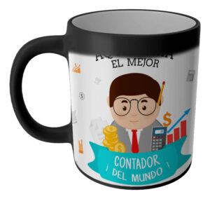 Taza Magica Aqui Toma El La Mejor Profesiones Regalo Familia CONTADOR