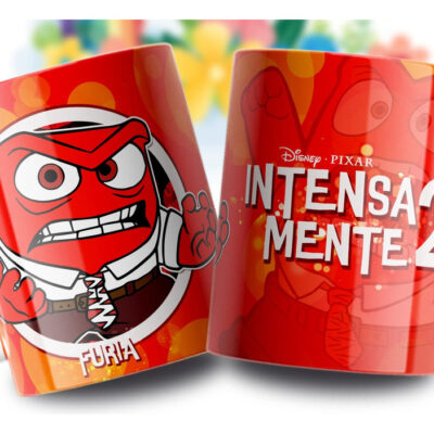Taza Intensa Mente Emociones Tristeza Alegría Ansiedad Furia Furia