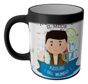 Taza Magica Aqui Toma El La Mejor Profesiones Regalo Familia PSICOLOGO
