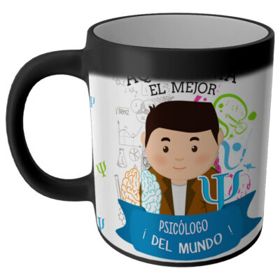 Taza Magica Aqui Toma El La Mejor Profesiones Regalo Familia PSICOLOGO