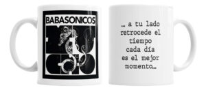 Taza Cerámica Babasónicos Frase Tapa Disco Mucho Diseño Rock
