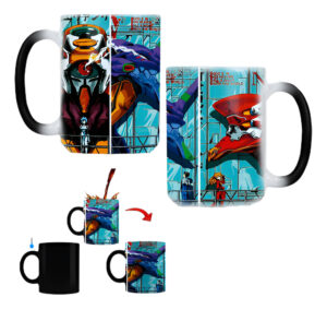 Taza Mágica Evangelion Eva01 Ayanami Asuka Anime