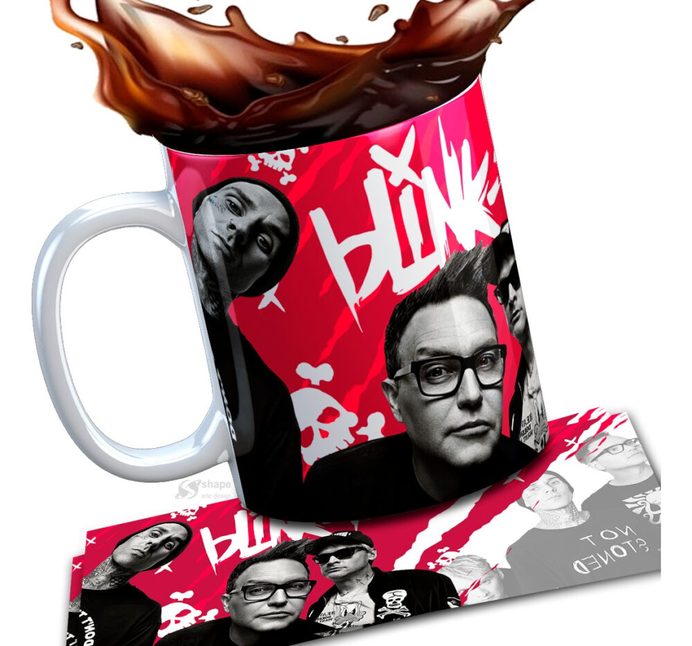 Taza Cerámica Rock Internacional Música Todas Las Bandas Pop Blink 182 - Image 2