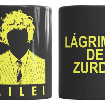 Taza Cerámica Milei Lágrimas De Zurdo Javier Libertad León
