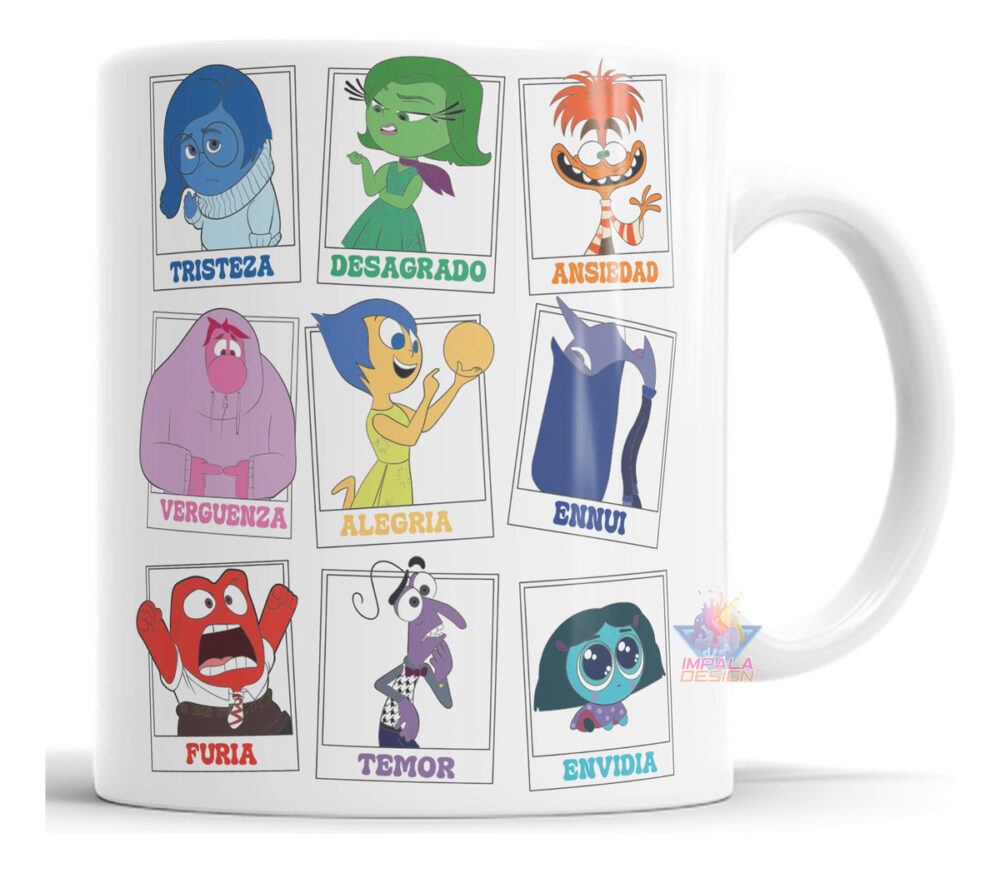 Taza Cerámica Emoción Tristeza Alegría Ansiedad Furia Mente 2. Bing Bong - Image 2