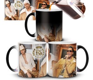Taza Mágica Romeo Santos Aventura Rey Bachata Foto Logo