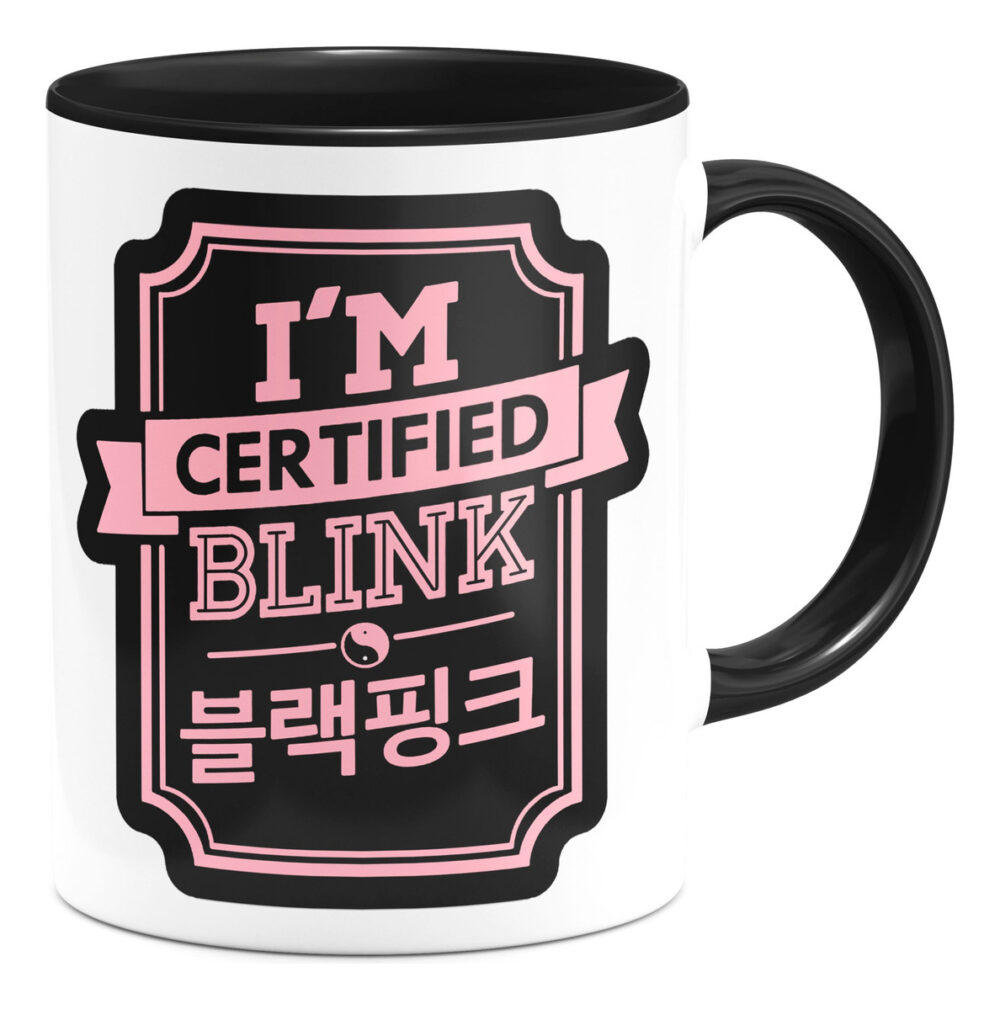 Taza Interior De Color Blackpink Blink K-pop