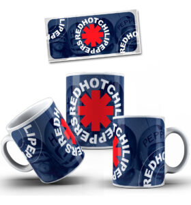 Taza Cerámica Rock Internacional Música Todas Las Bandas Pop Red Hot Chilli Peppers