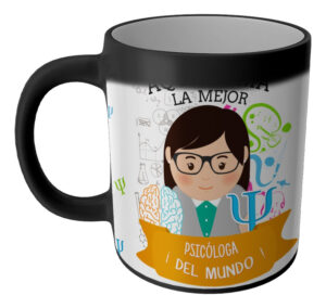 Taza Magica Aqui Toma El La Mejor Profesiones Regalo Familia PSICOLOGA