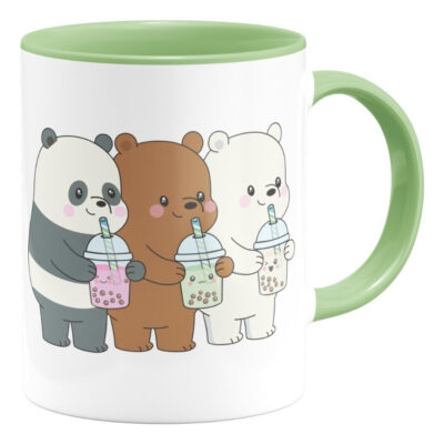 Taza Escandalosos Osos Interior De Color Serie Animada