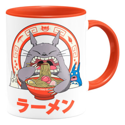 Taza Interior De Color Totoro Ramen Ghibli Anime