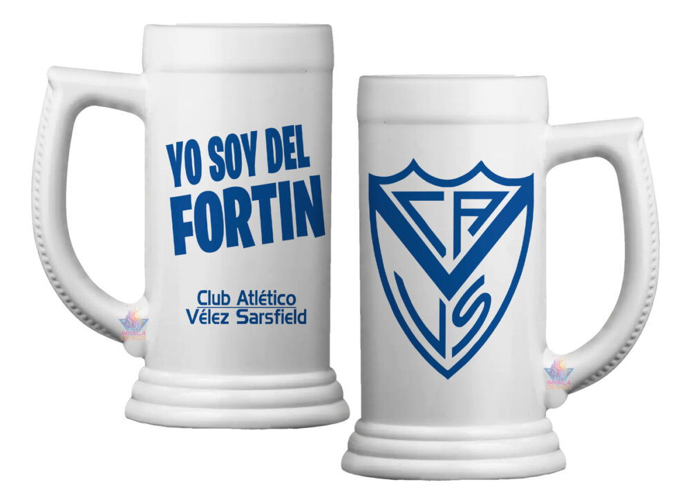 Vaso Jarra Chop Fernetero Chopera Cerveza Vélez Sarsfield - Image 2