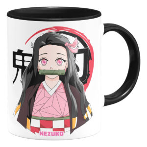 Taza Nezuko Demon Slayer Kimetsu Interior De Color Anime