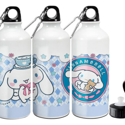 Botella Deportiva Cinnamoroll Perro Kawaii Sanrio Anime