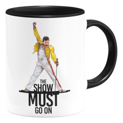 Taza Freddie Mercury Show Must Go On Arte Musical