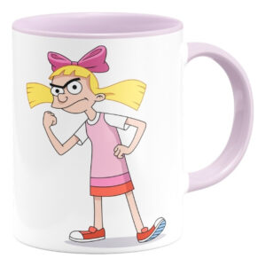 Taza Helga Hey Arnold Serie Animada Interior De Color