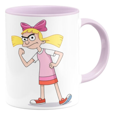 Taza Helga Hey Arnold Serie Animada Interior De Color