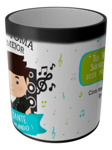 Taza Magica Aqui Toma El La Mejor Profesiones Regalo Familia CANTANTE HOMBRE