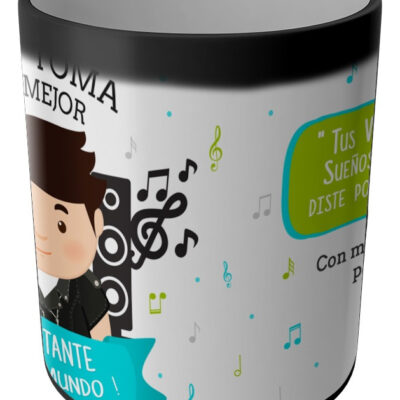 Taza Magica Aqui Toma El La Mejor Profesiones Regalo Familia CANTANTE HOMBRE