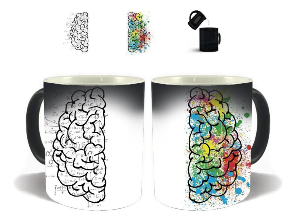 Taza Magica 11oz Cerebro Psicologo