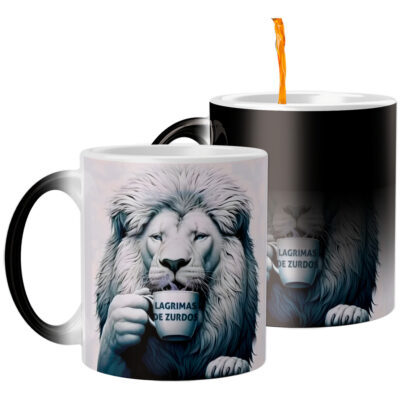 Taza Mágica Lagrimas De Zurdo León Milei Dólar Libertad