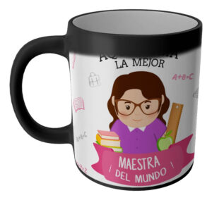 Taza Magica Aqui Toma El La Mejor Profesiones Regalo Familia MAESTRA