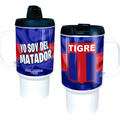 Jarro Térmico Equipos Fútbol Argentina Escudo Bandera Copa Tigre Matador Club Atlético