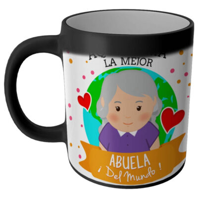 Taza Magica Aqui Toma El La Mejor Profesiones Regalo Familia ABUELA ABUELITA