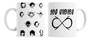 Taza De Cerámica Los Piojos Ritual Piojoso Logos Rock Ciro
