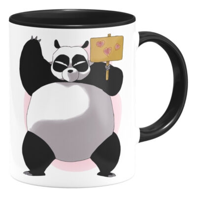 Taza Genma Panda Ranma 1/2 Anime Interior De Color