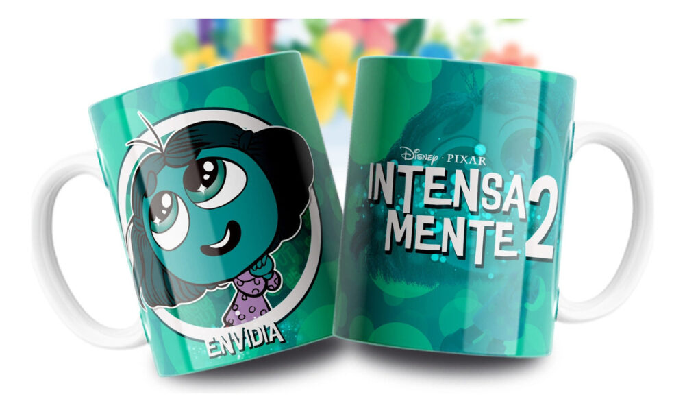 Taza Intensa Mente Emociones Tristeza Alegría Ansiedad Furia envidia