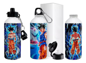 Botella Aluminio Dragon Ball Z Deporte Tapa Pico Dosificador