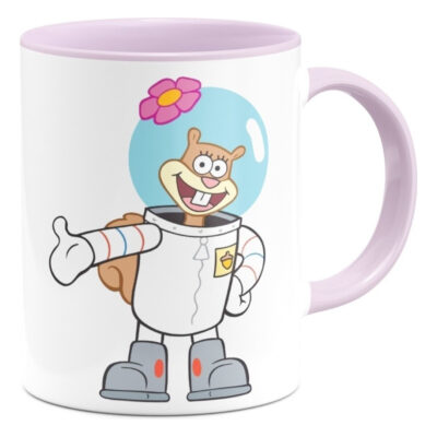 Taza Interior De Color Arenita Bob Esponja