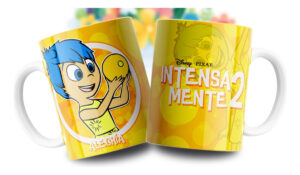 Taza Intensa Mente Emociones Tristeza Alegría Ansiedad Furia Alegría