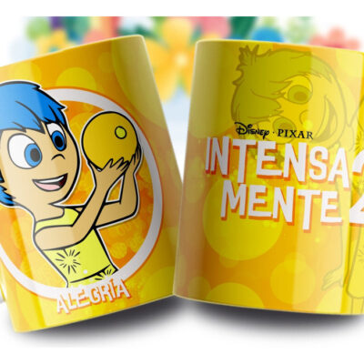 Taza Intensa Mente Emociones Tristeza Alegría Ansiedad Furia Alegría