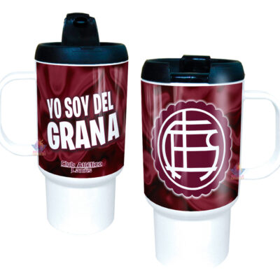 Jarro Térmico Equipos Fútbol Argentina Escudo Bandera Copa Lanús Granate Club Atlético