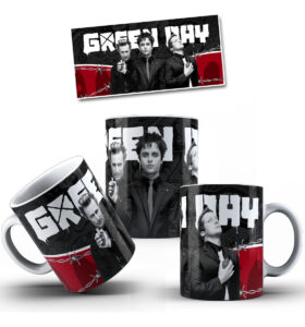 Taza Cerámica Rock Internacional Música Todas Las Bandas Pop Green Day 2