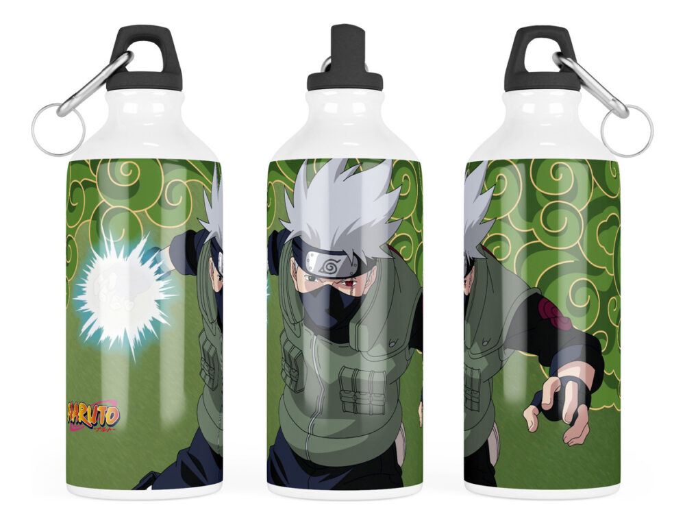 Botella Agua Deporte Kakashi 600ml Naruto Diseño Logo - Image 2