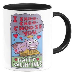Taza Interior De Color Yo Te Elijo Los Simpson San Valentin