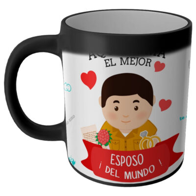 Taza Magica Aqui Toma El La Mejor Profesiones Regalo Familia ESPOSO