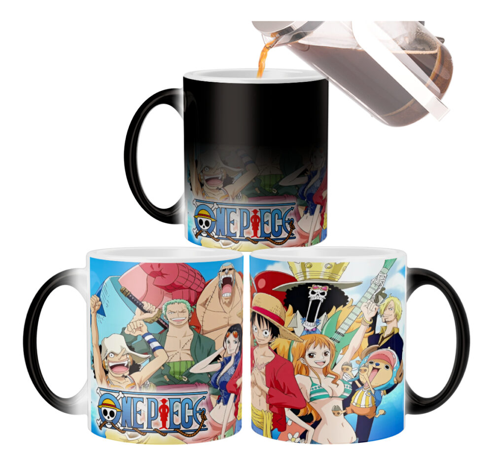 Taza Magica One Piece Personajes Logo Manga Anime - Image 2