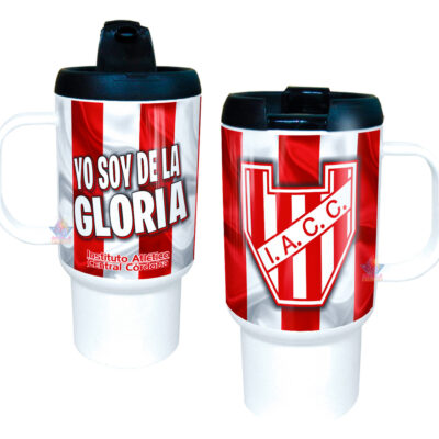 Jarro Térmico Equipos Fútbol Argentina Escudo Bandera Copa Instituto Gloria Atlético Central Córdoba