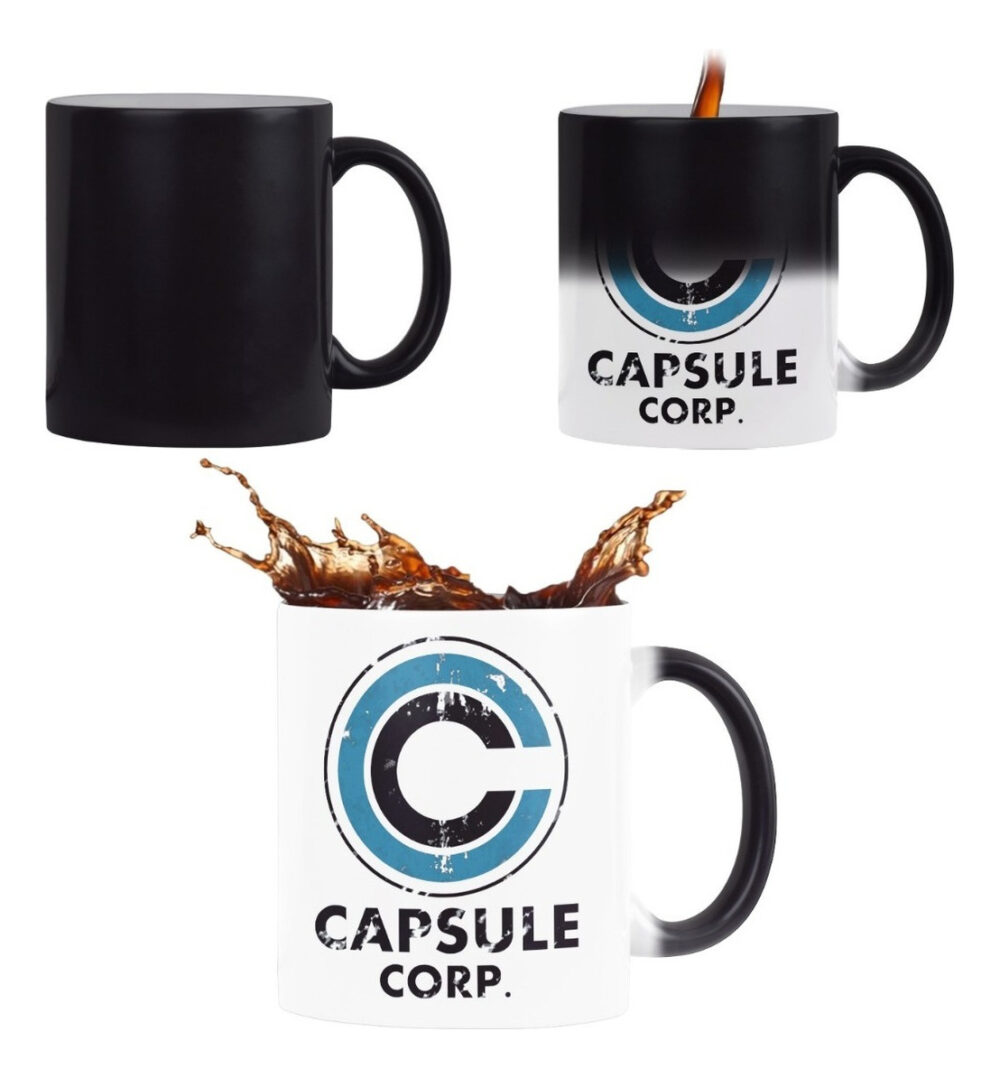 Taza Mágica Capsule Corp Dragon Ball