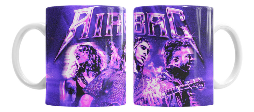 Taza Cerámica Airbag Banda Rock Nacional Hermanos Sardelli