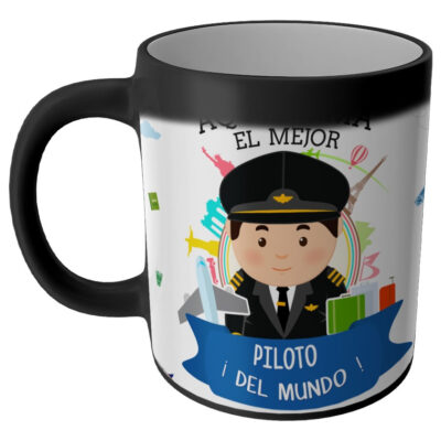 Taza Magica Aqui Toma El La Mejor Profesiones Regalo Familia PILOTO AVIADOR