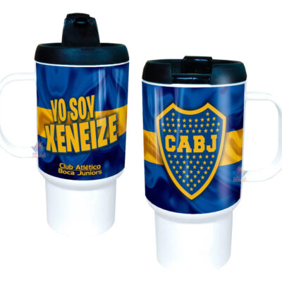 Jarro Térmico Boca Juniors Equipo Fútbol Escudo Copa Tapa