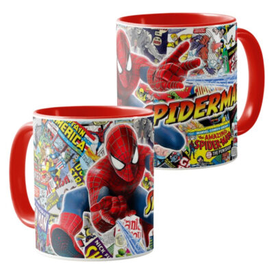 Taza Spiderman Hombre Araña Vengadores Interior Color