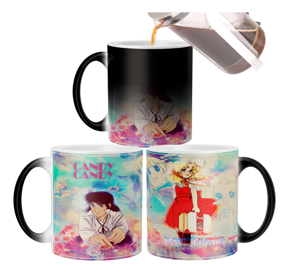 Taza Mágica Candy Candy Manga Anime Candice Clásico Japón